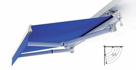 Tenda da sole a bracci Tempotest 8000 IN (con cassonetto)_zanzariere.com