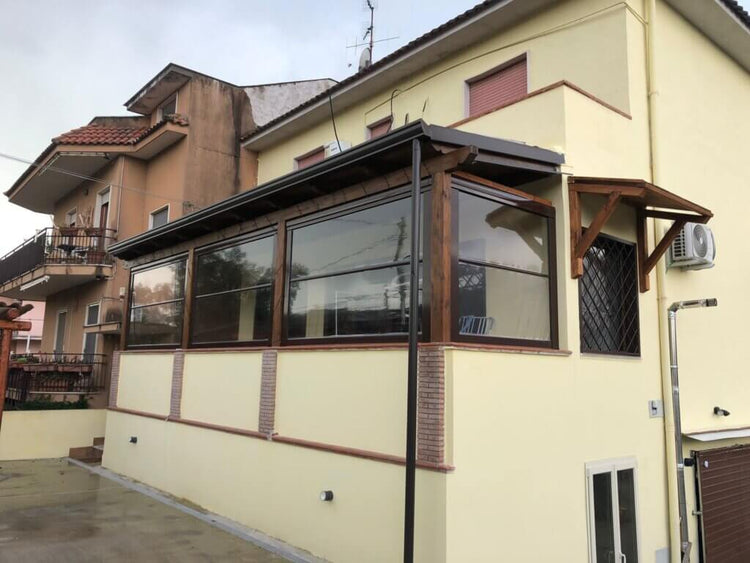Tenda trasparente con guide per verande e chioschi AIRBENT_zanzariere.com