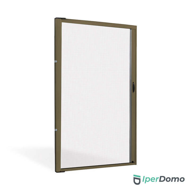 Zanzariera a rullo riducibile porta finestra Roll Side 32 - 150x250 cm (LxH) - bronzo_zanzariere.com