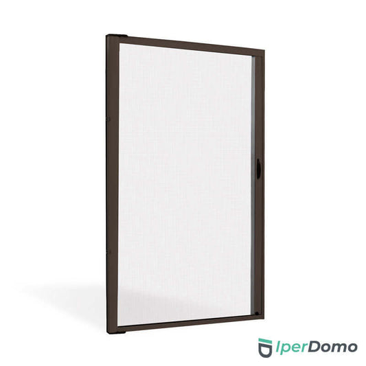 Zanzariera a rullo riducibile porta finestra Roll Side 32 - 150x250 cm (LxH) - Marrone ral 8017_zanzariere.com