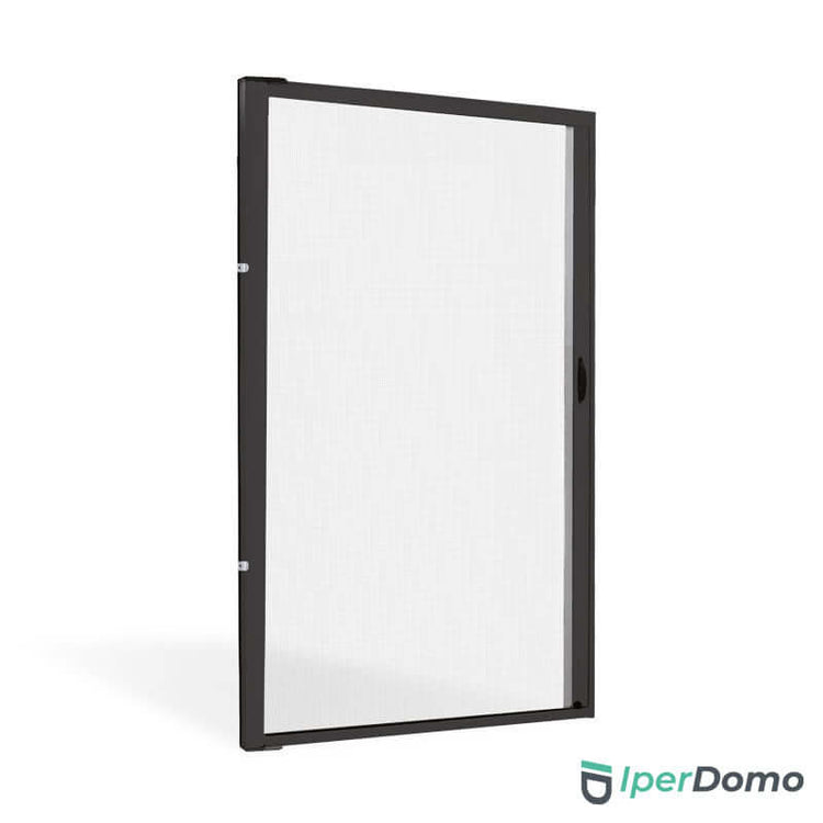 Zanzariera a rullo riducibile porta finestra Roll Side 42 - 178x250 cm (LxH) - nero 9005 opaco_zanzariere.com