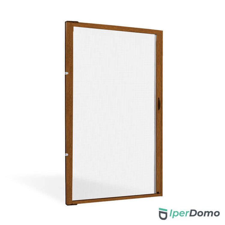 Zanzariera a rullo riducibile porta finestra Roll Side 32 - 160x250 cm (LxH) - Renolit Chiaro_zanzariere.com