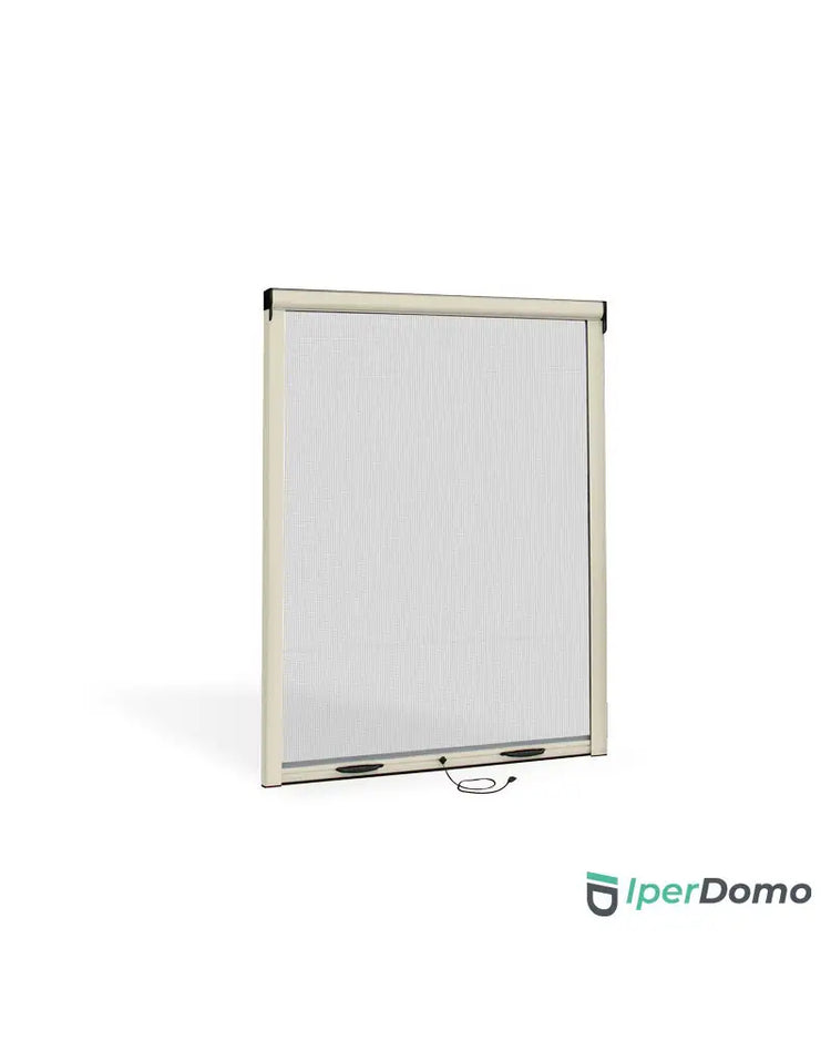 Zanzariera a rullo riducibile per finestra Roll Net 32 - 80x160 cm (LxH) - avorio 1013