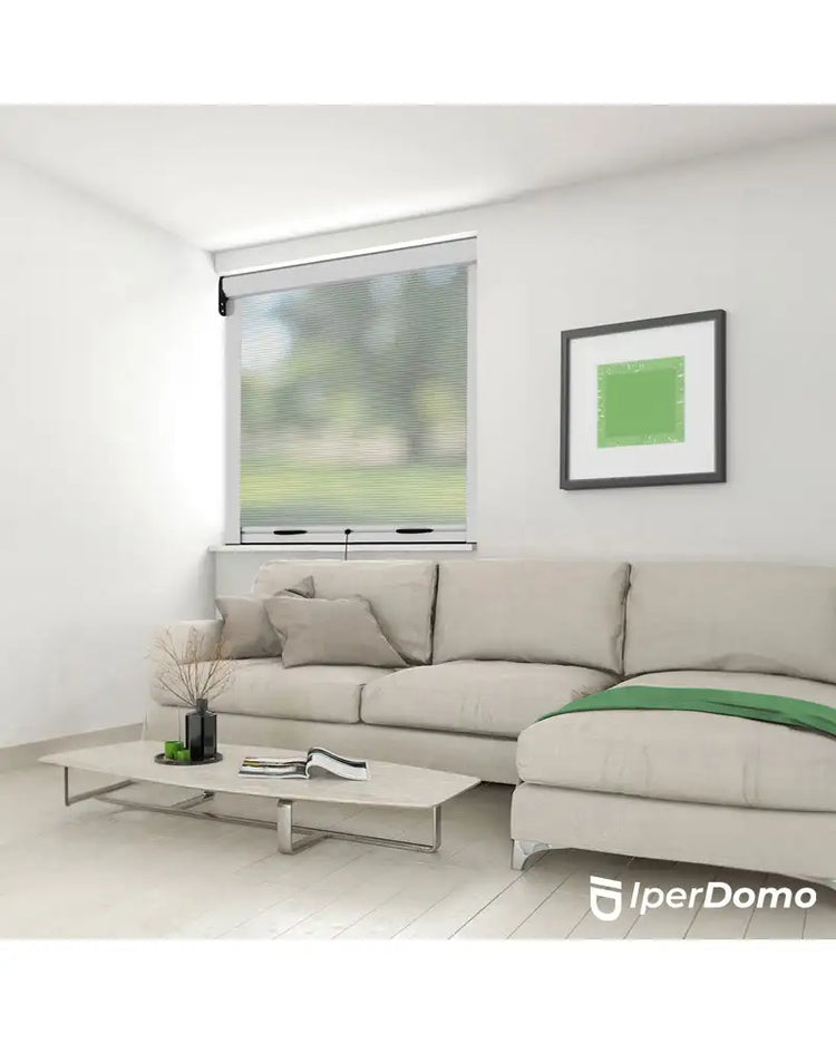 Zanzariera a rullo riducibile per finestra Roll Net 42 - 140x170 cm (LxH) - bianco ral 9010