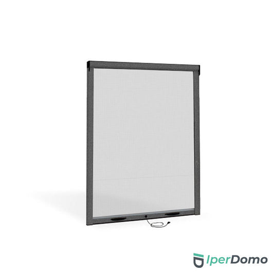 Zanzariera a rullo riducibile per finestra Roll Net 42 - 80x170 (LxH) - Grigio mix