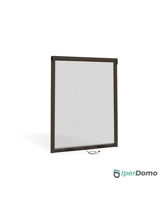 Zanzariera a rullo riducibile per finestra Roll Net 42 - 120x170 cm (LxH) - marrone ral 8017_zanzariere.com