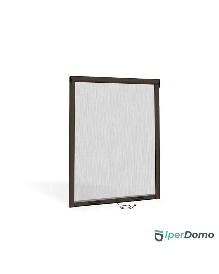 Zanzariera a rullo riducibile per finestra Roll Net 42 - 120x170 cm (LxH) - marrone ral 8017_zanzariere.com