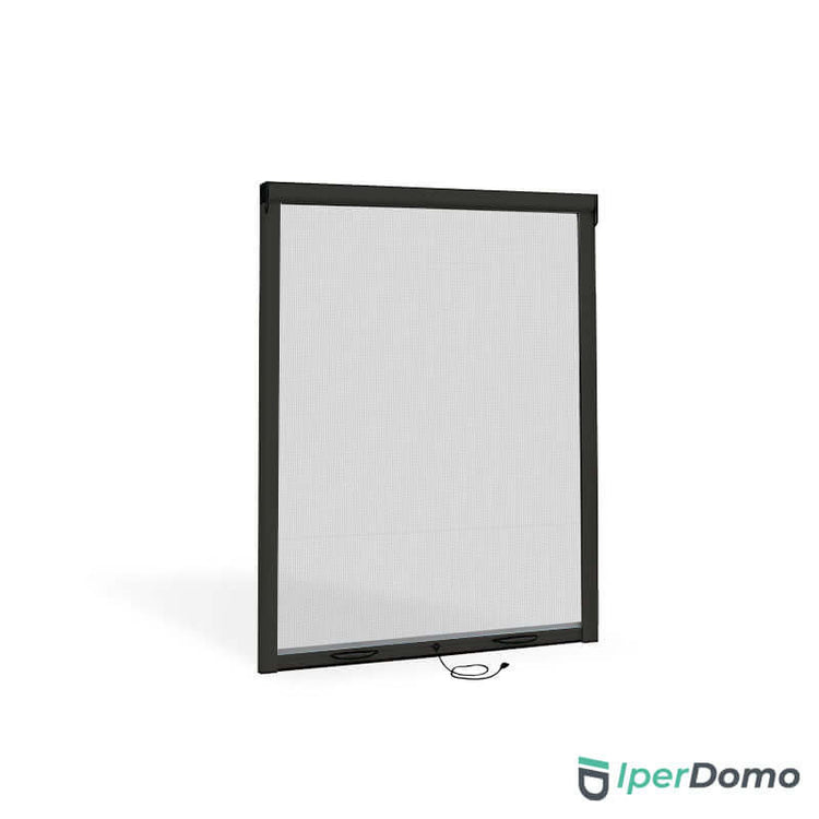 Zanzariera a rullo riducibile per finestra Roll Net 32 - 80x160 cm (Lxh) - nero 9005 opaco_zanzariere.com