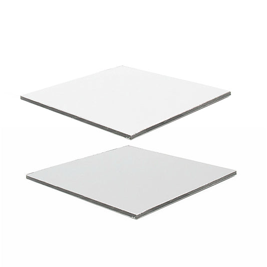 Alluminio Composito 4 mm Silver/Bianco M/M