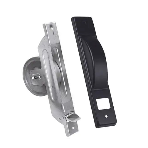 Avvolgitore semincasso interasse 165 per 6 m con placca nera_zanzariere.com