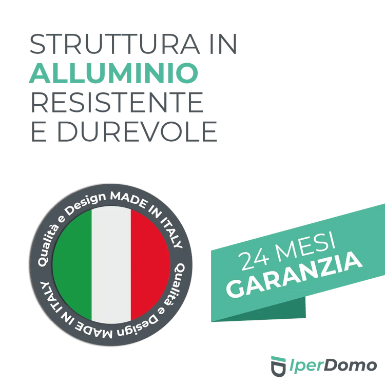 Zanzariera a rullo riducibile porta Finestra Roll Side 42 - 178x250 cm (LXH) - frizione slow - Verde 6005 opaco