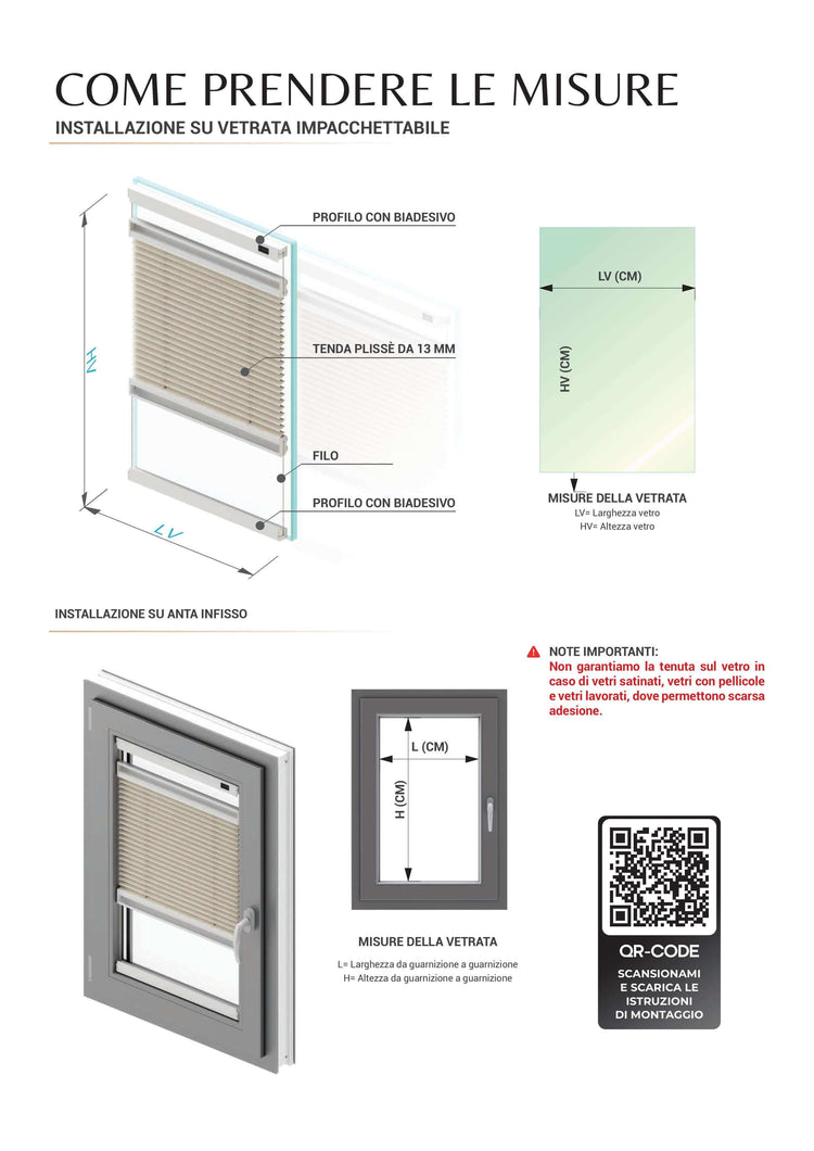 Tenda Biadesiva Plissè Slim_zanzariere.com