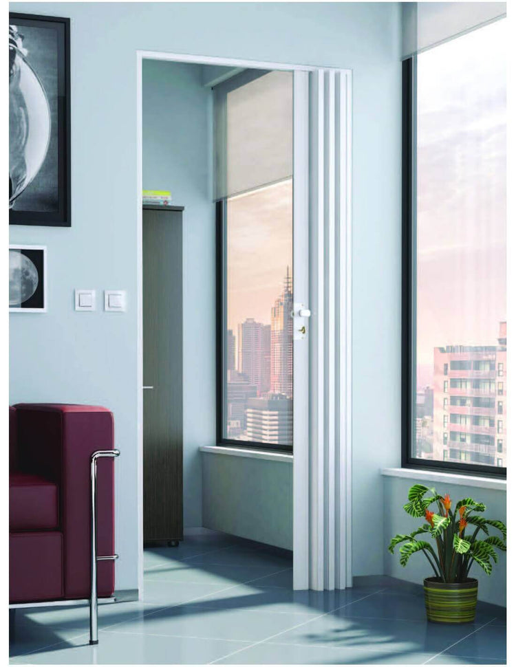 Porta a soffietto da interno su misura in pvc_zanzariere.com