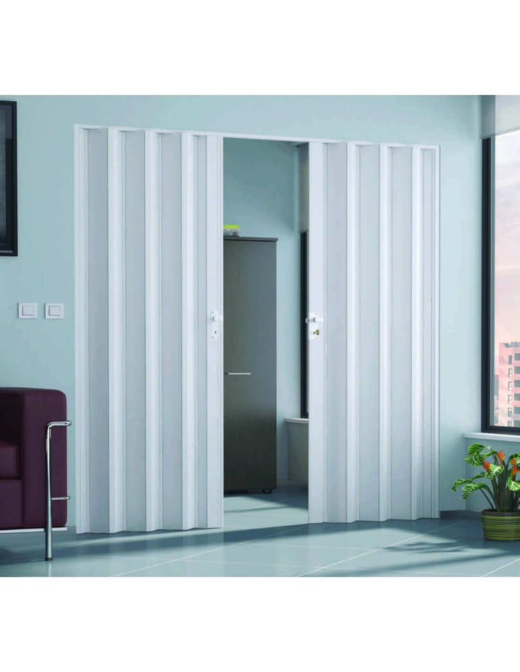 Porta a soffietto da interno su misura in pvc_zanzariere.com