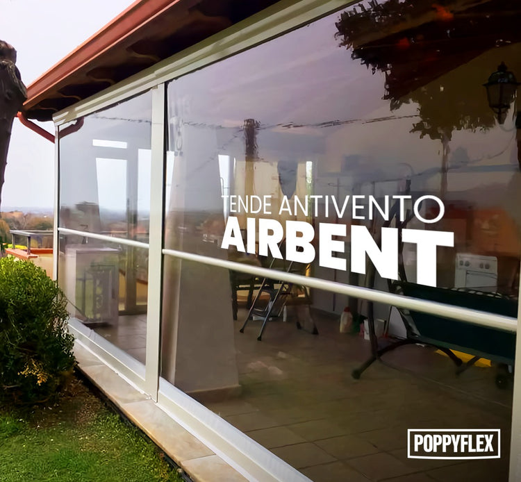 Tenda trasparente con guide per verande e chioschi AIRBENT