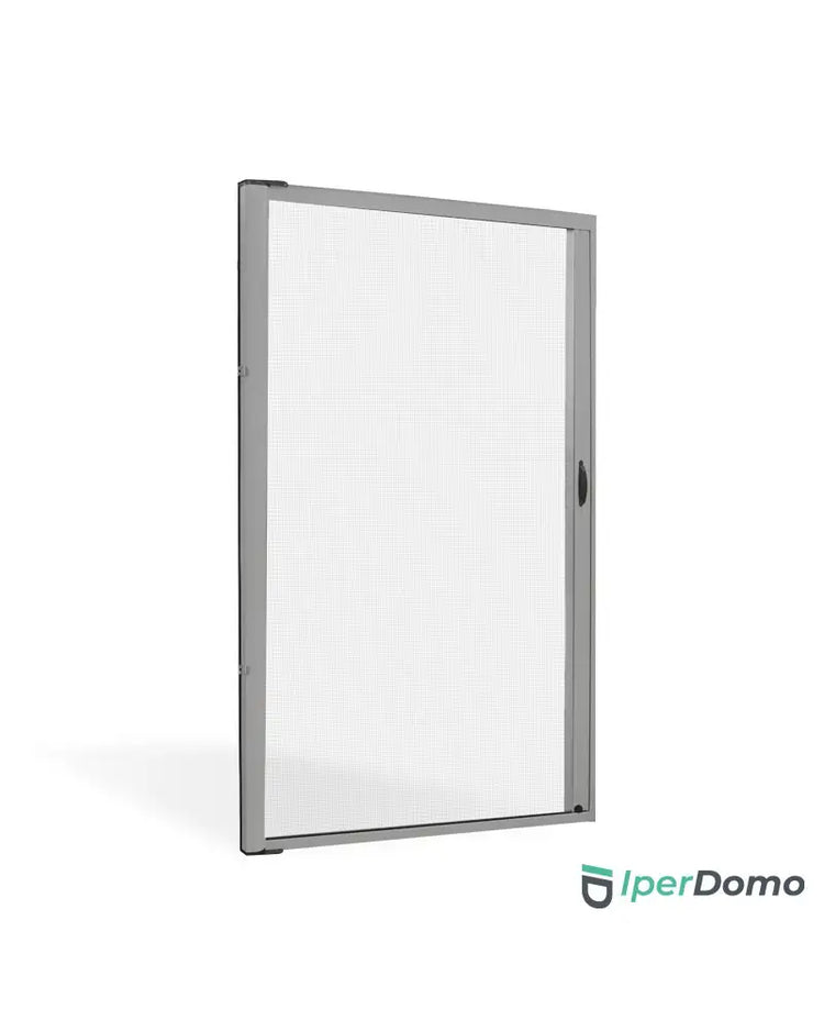 Zanzariera a rullo riducibile porta finestra Roll Side 42 - 178x250 cm (LxH) - Argento 9006 verniciato