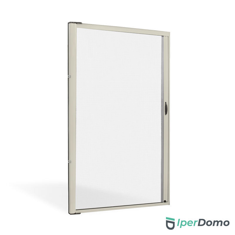 Zanzariera a rullo riducibile porta finestra 160x250 - Avorio 1013 - Roll Side 42