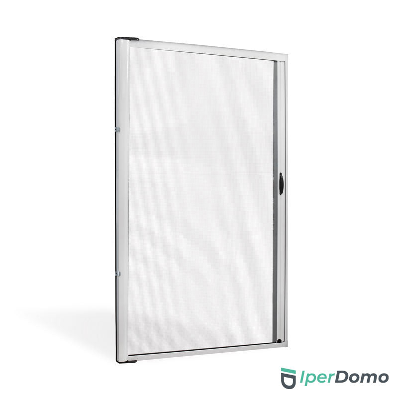 Zanzariera a rullo riducibile porta finestra Roll Side 42 - 178x250 cm (LxH) - Bianco ral 9010