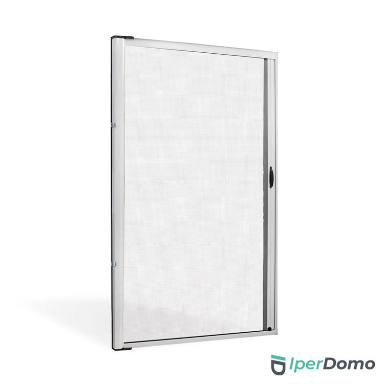 Zanzariera a rullo riducibile porta finestra Roll Side 42 - 160x250 cm (LxH) - Bianco ral 9010