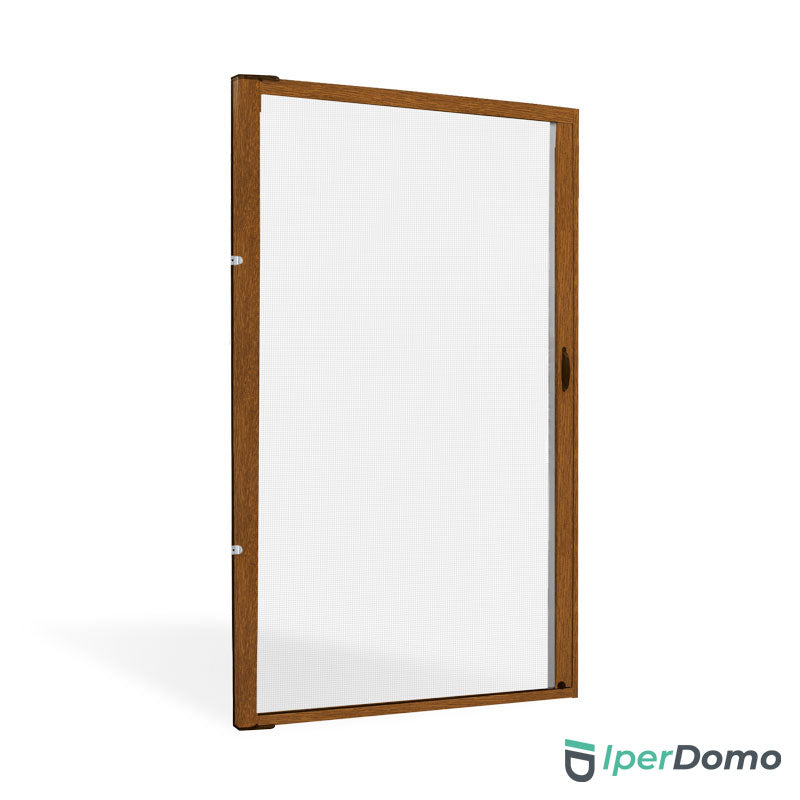 Zanzariera a rullo riducibile porta finestra Roll Side 32 - 160x250 cm (LxH) - Renolit Chiaro