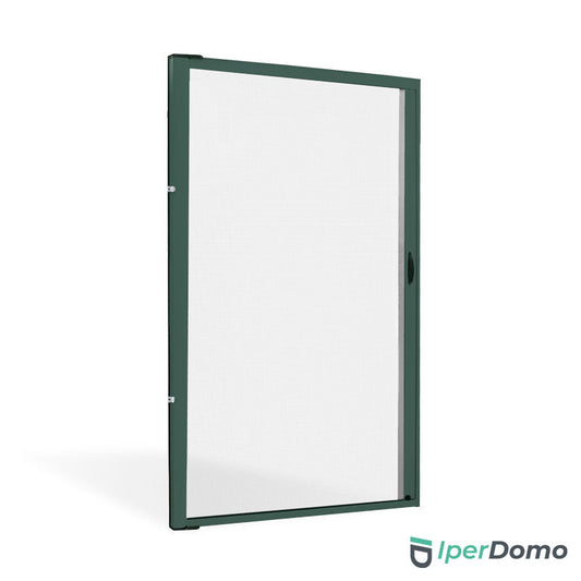 Zanzariera a rullo riducibile porta finestra Roll Side 32 - 150x250 cm (LxH) - Verde 6005 opaco