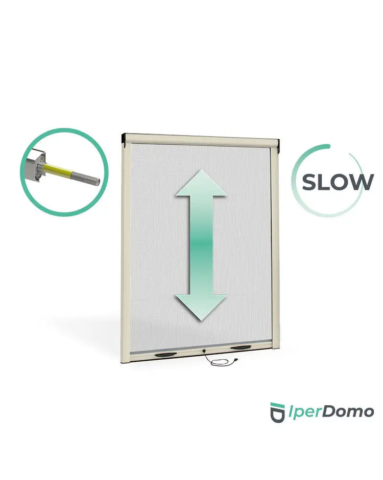 Zanzariera a rullo riducibile per finestra Roll Net 42 + frizione - 140x170 cm (LxH) - Avorio