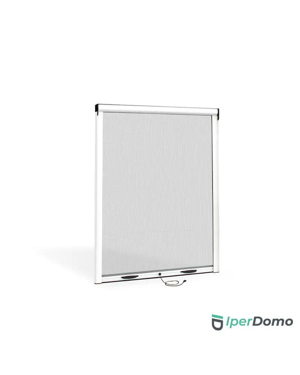 Zanzariera a rullo riducibile per finestra Roll Net 32 - 100x160 cm (LxH) - bianco ral 9010