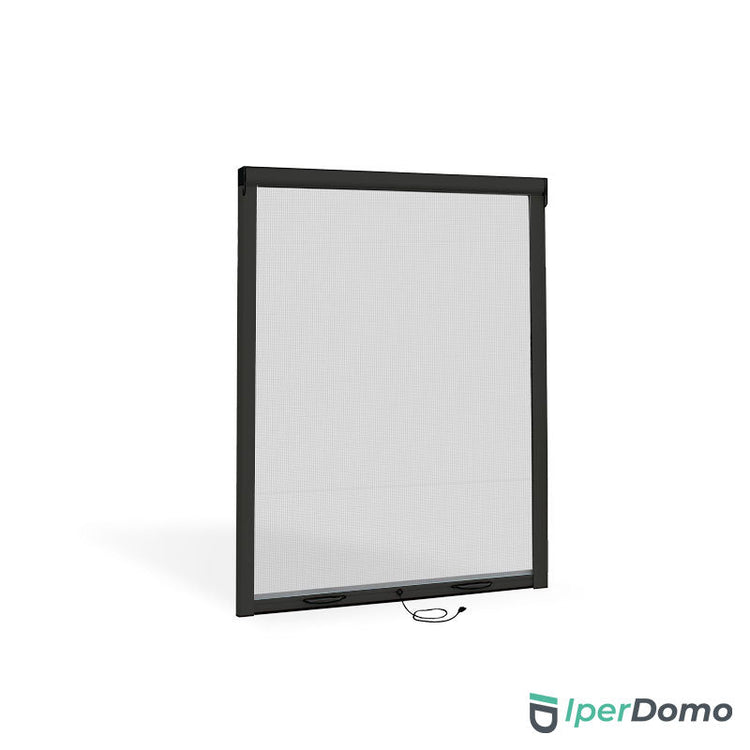Zanzariera a rullo riducibile per finestra Roll Net 42 - 80x170 cm (LxH) - Nero 9005 Opaco
