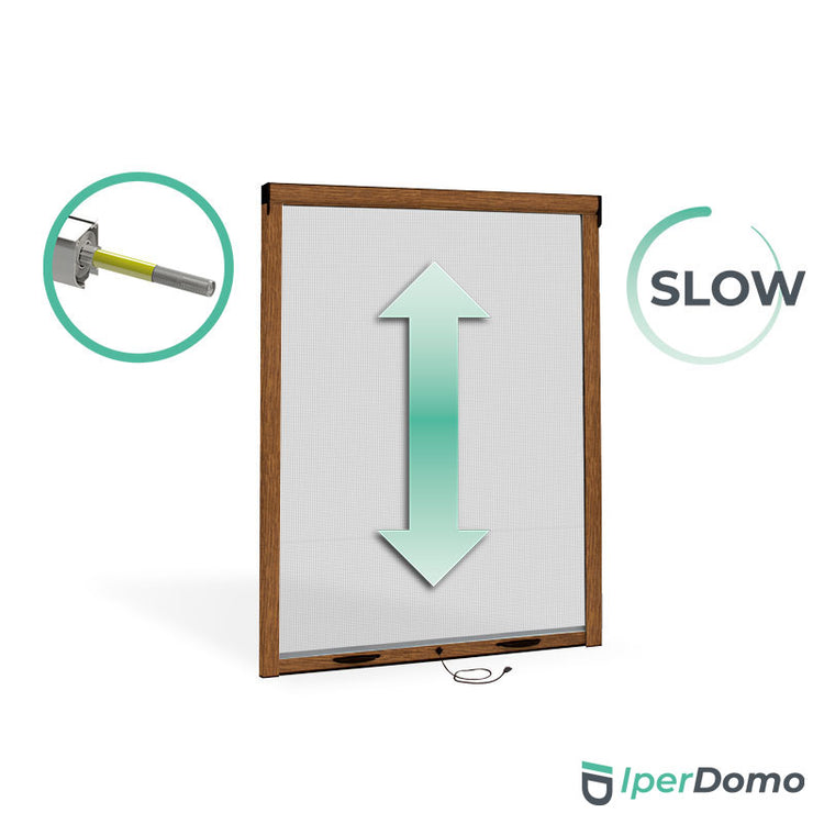 Zanzariera a rullo riducibile per finestra Roll Net 42 + frizione - 140x170 cm (LxH) - Renolit Chiaro