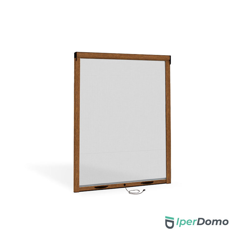 Zanzariera a rullo riducibile per finestra Roll Net 32 - 140x160 cm - Renolit Chiaro