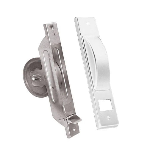 Avvolgitore semincasso interasse 165 per 6 m con placca bianca