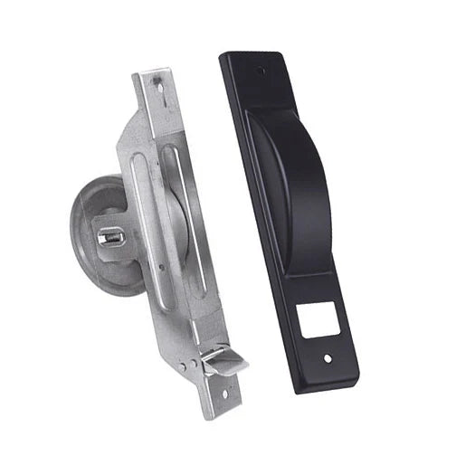 Avvolgitore semincasso interasse 165 per 6 m con placca nera