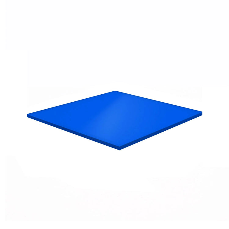Plexiglass Colato 3 mm trasparente Blu