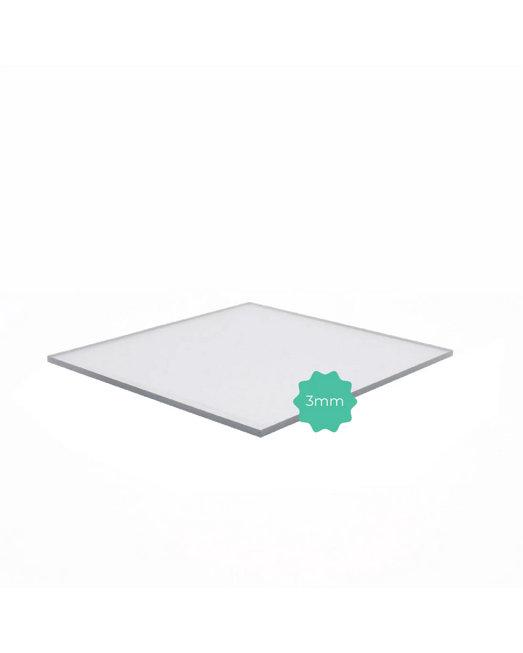 Policarbonato Compatto 3 mm Trasparente protetto UV