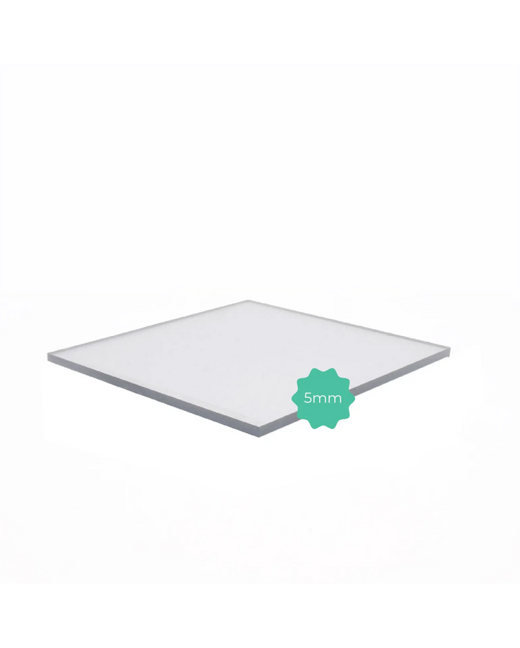 Policarbonato Compatto 5 mm Trasparente protetto UV