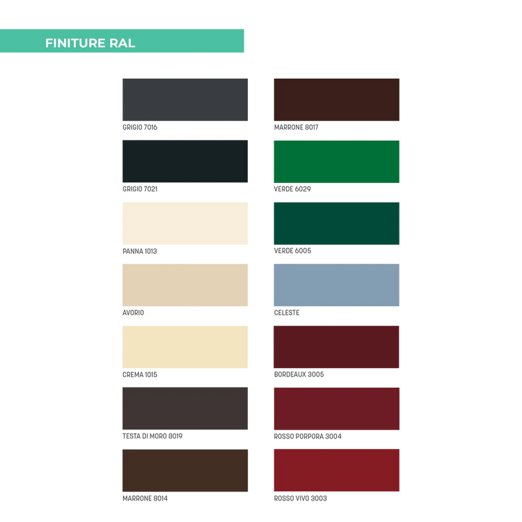 Tapparella In Alluminio Alta Densità