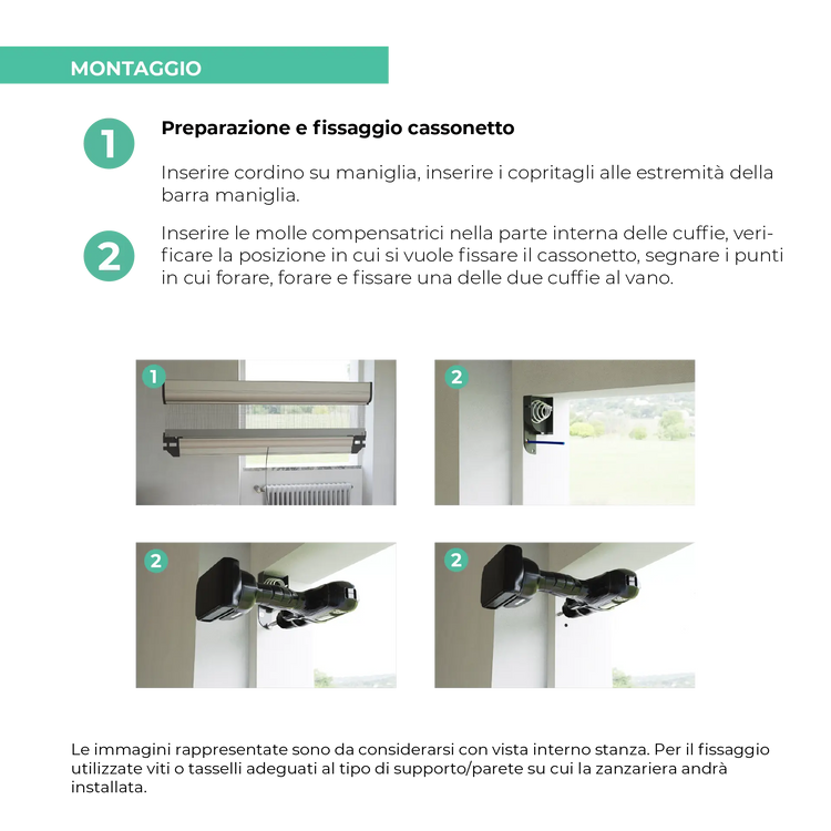 Zanzariera Brezza a Catena - Brevetto Antivento Italiano