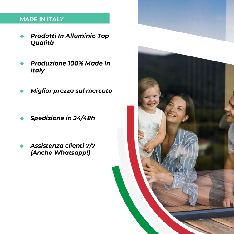 Zanzariera Brezza - Brevetto Antivento Italiano