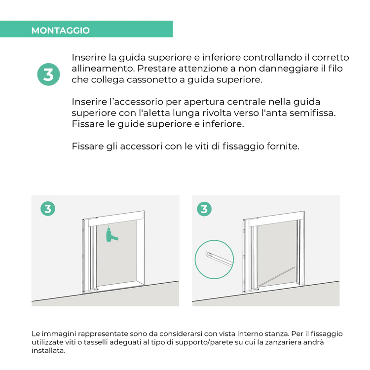 Zanzariera Roll Side a Carrarmato Double